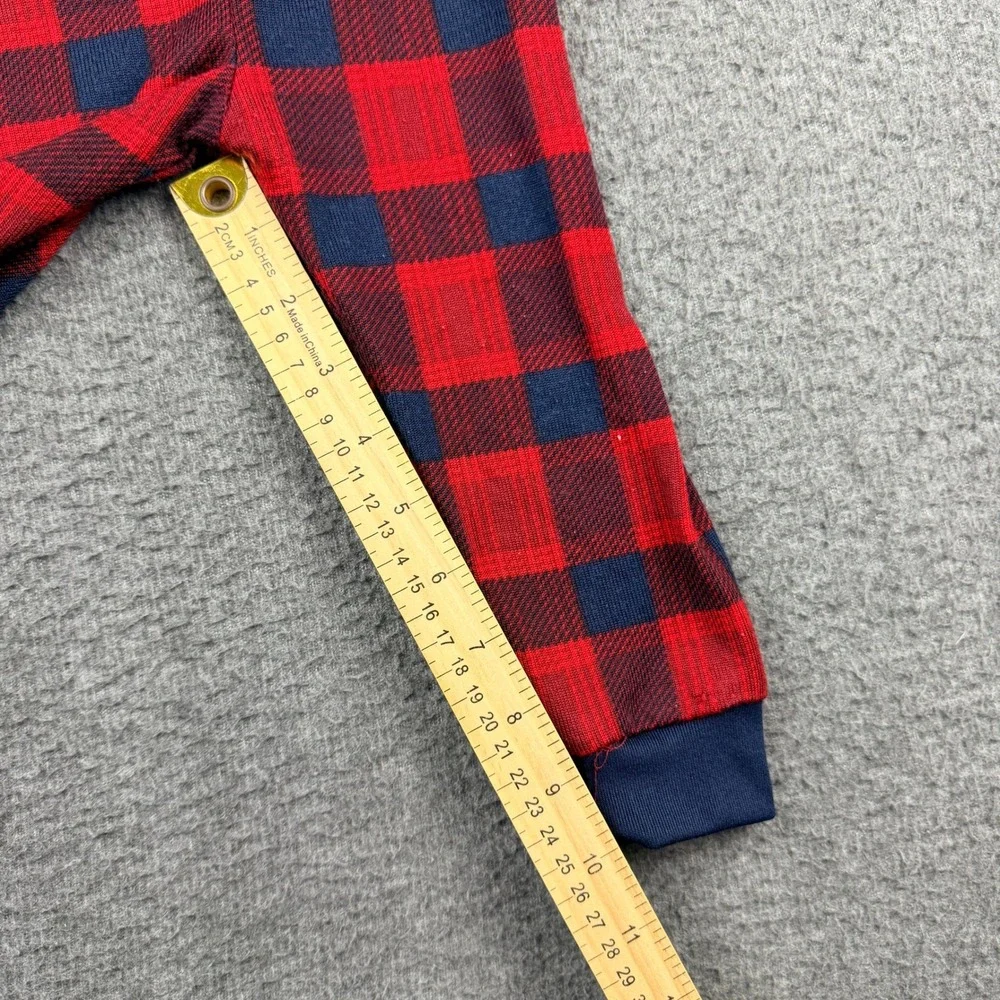 Dearfoams Toddler Boys Girls Red Navy Buffalo Plaid Pajama Pants Sz 2T DF44950SD
